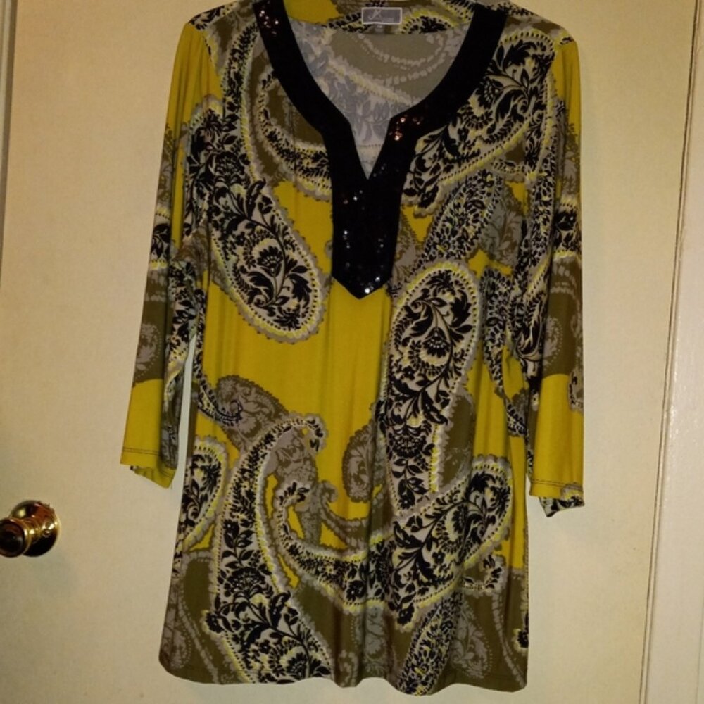 2/$25 JM Collections Blouse Size 3x